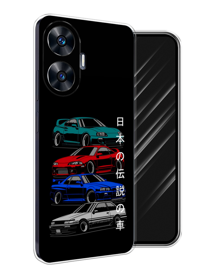 

Чехол Awog на Realme C55 "JDM Legend cars", Зеленый;красный;синий, 2513850-1