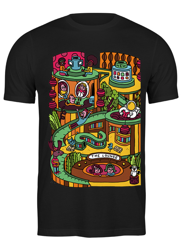 

Футболка мужская Printio Let's fun черная 3XL, Черный, Let's fun
