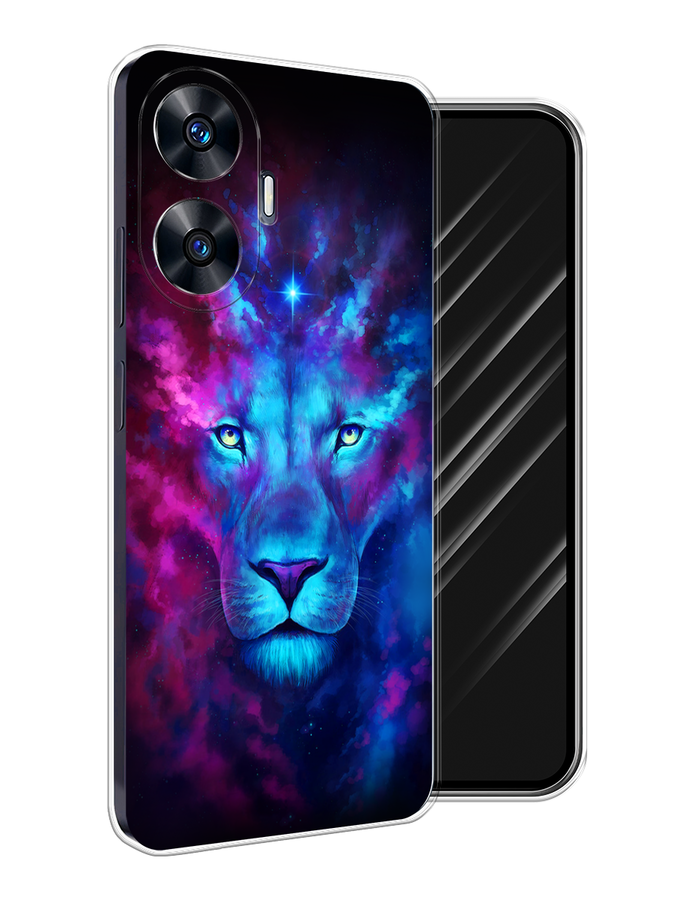 

Чехол Awog на Realme C55 "Космический лев", Голубой, 2513850-1