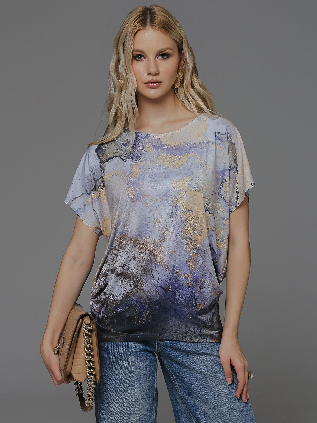 

Футболка женская SAHAR Art lab O02.6 белая 42-44 RU, Белый, O02.6