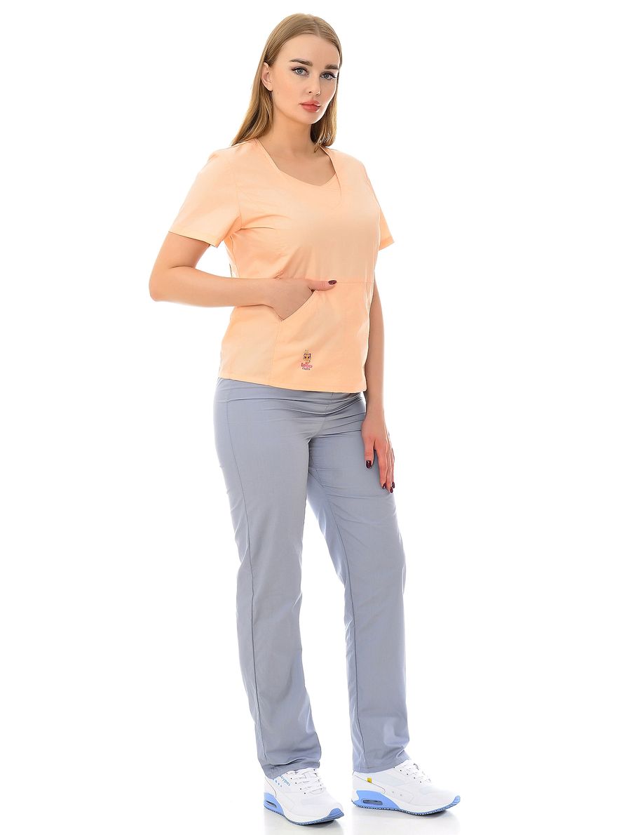 

Костюм медицинский женский MedicalWear Киса 2 124 оранжевый 44 RU, Киса 2 124