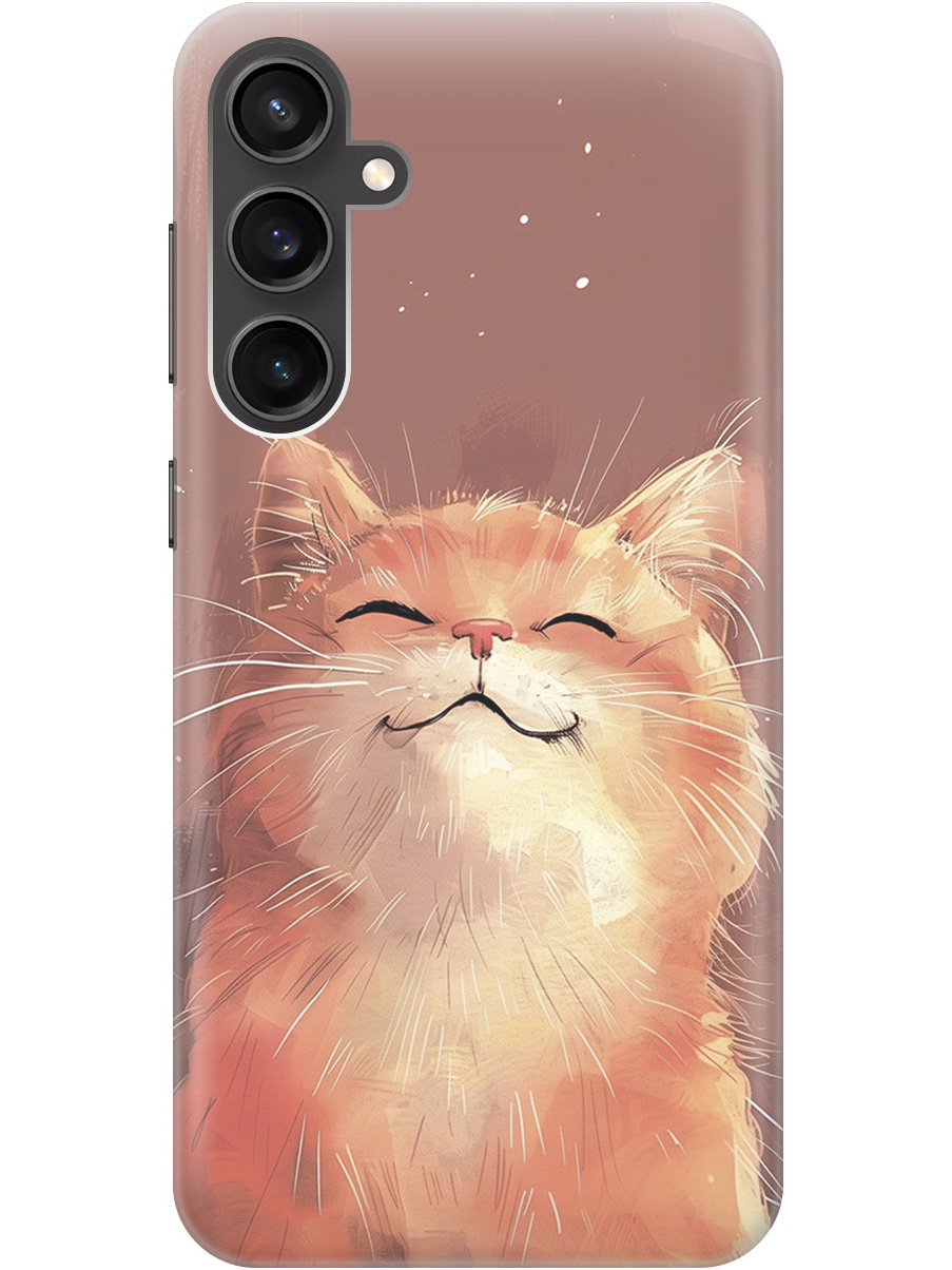 

Силиконовый чехол на Samsung Galaxy S23 FE с принтом "Довольный котик", Красный;оранжевый;прозрачный, 776581510