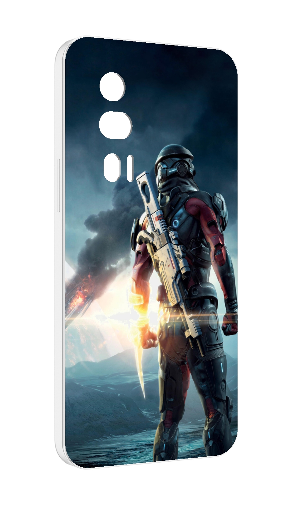 

Чехол MyPads Mass Effect Andromeda Ryder для Xiaomi Redmi K60 противоударный, Tocco