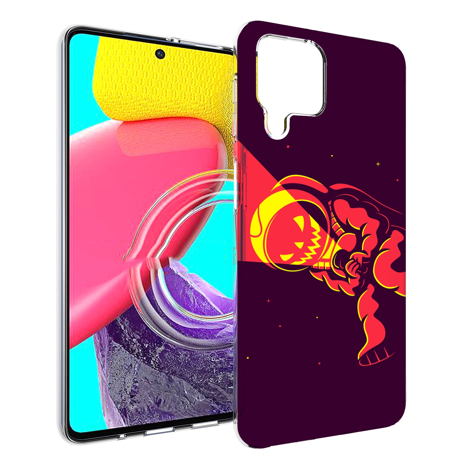 

Чехол Mypads Космонавт-В-Хеллуин Для Samsung Galaxy M53 (Sm-M536), Прозрачный, Tocco