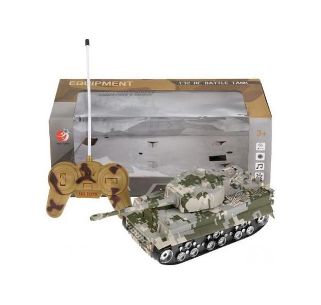 

Танк на радиоуправлении 163 Toys 1785156, звуковые и световые эффекты, Серый