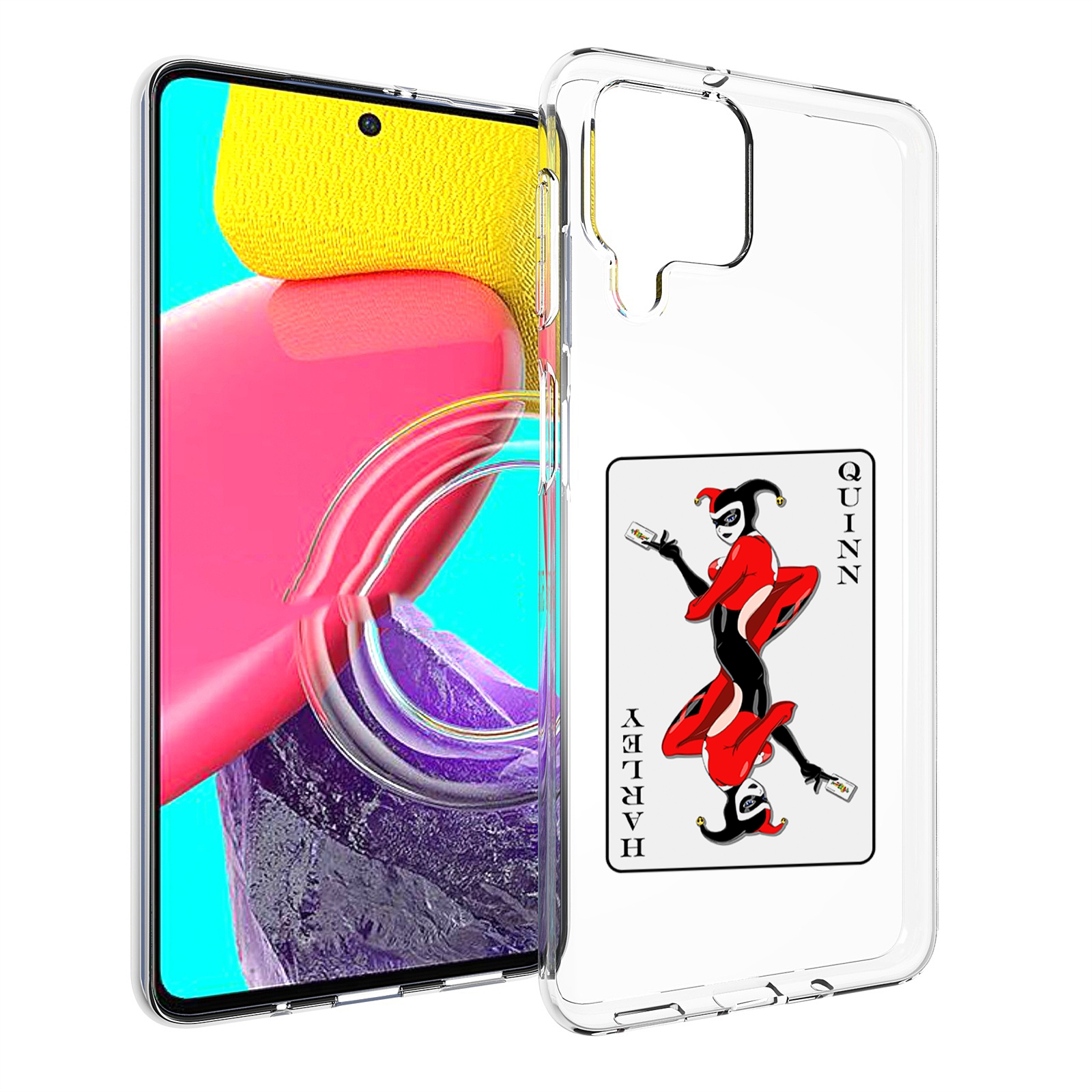 Чехол Mypads Королева-Джокера Для Samsung Galaxy M53 (Sm-M536)