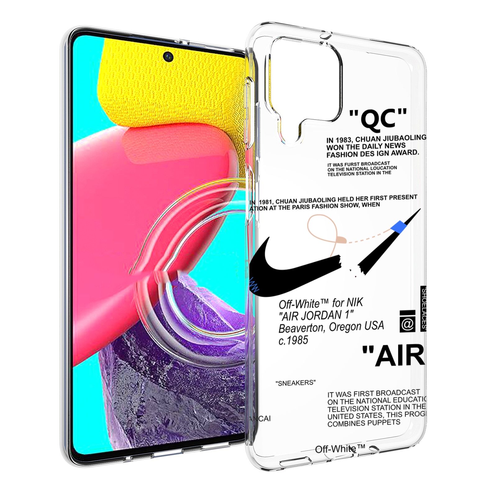 

Чехол Mypads Коллаборация-Найк Для Samsung Galaxy M53 (Sm-M536), Прозрачный, Tocco
