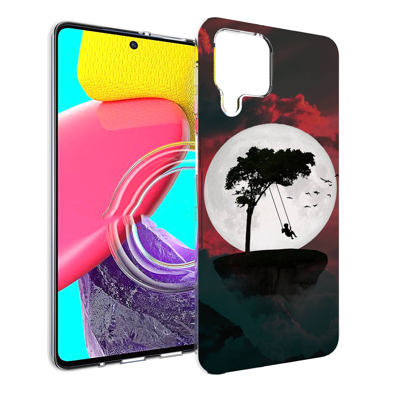 

Чехол Mypads Качели-Над-Пропастью Для Samsung Galaxy M53 (Sm-M536), Прозрачный, Tocco