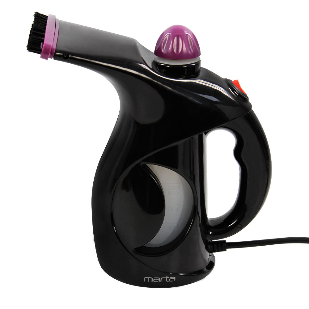 Ручной отпариватель Marta MT-1192 0.2 л фиолетовый, черный ручной отпариватель nobrand ad 62006 0 3 л фиолетовый