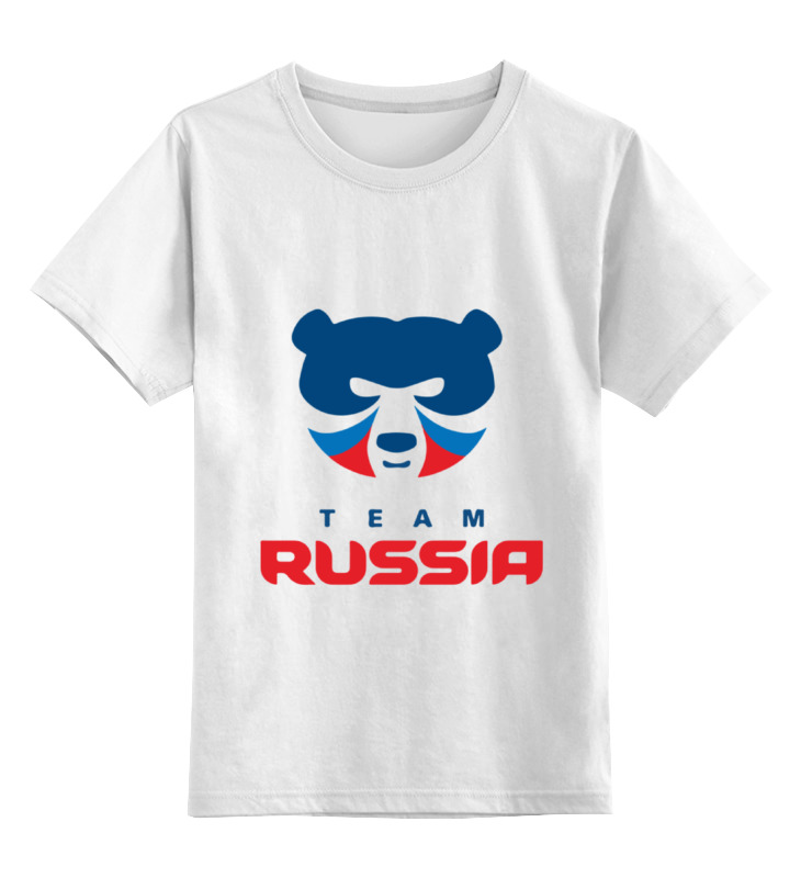 

Детская футболка Printio Russia team цв.белый р.104, 0000000765851