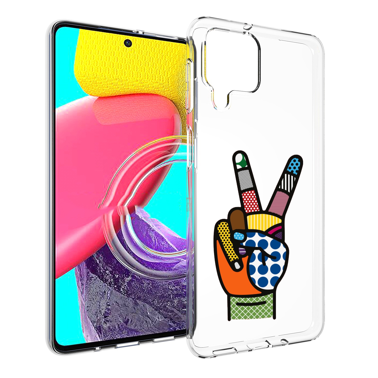 

Чехол Mypads Йоу Пальчики Для Samsung Galaxy M53 (Sm-M536), Прозрачный, Tocco