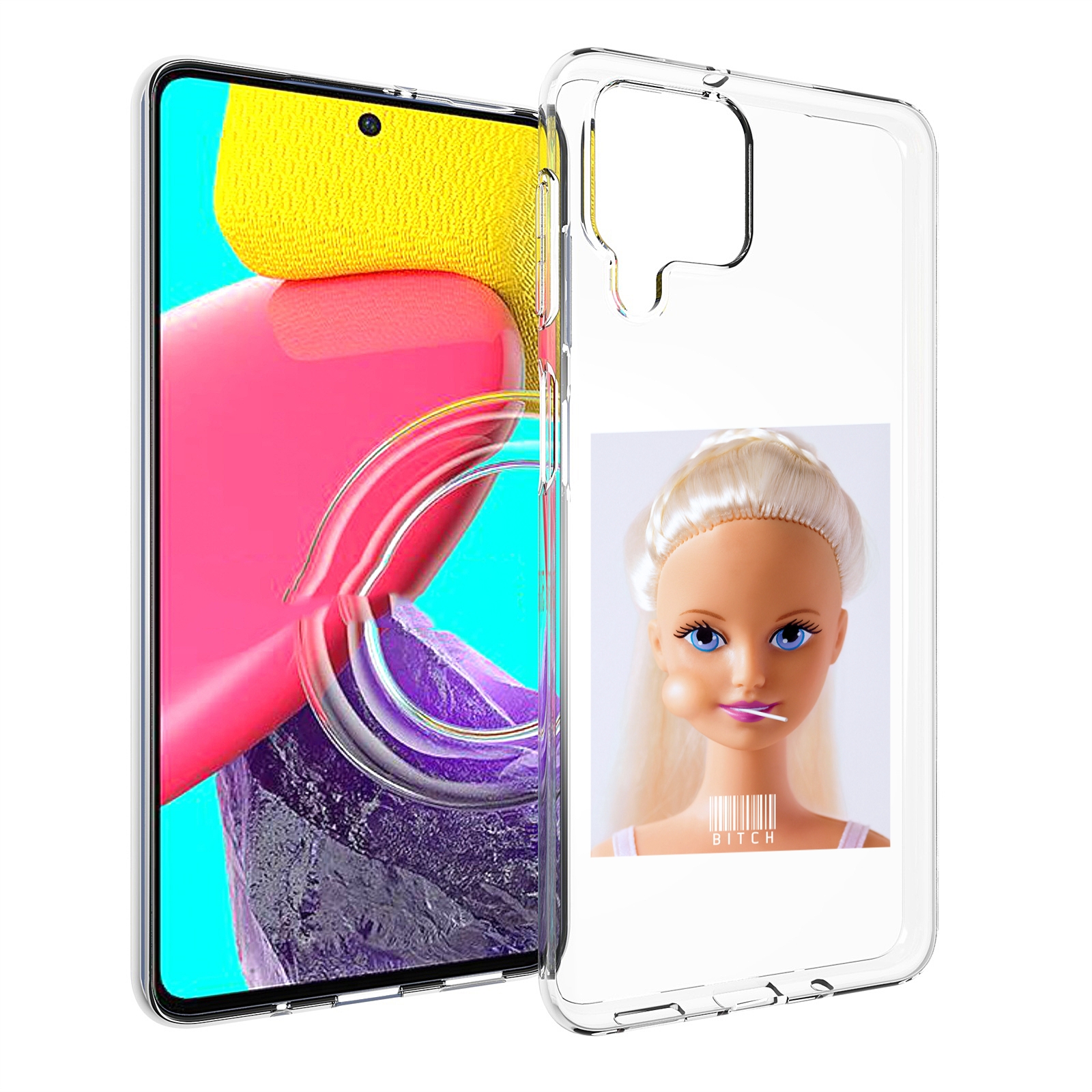 

Чехол Mypads Барби Для Samsung Galaxy M53 (Sm-M536), Прозрачный, Tocco