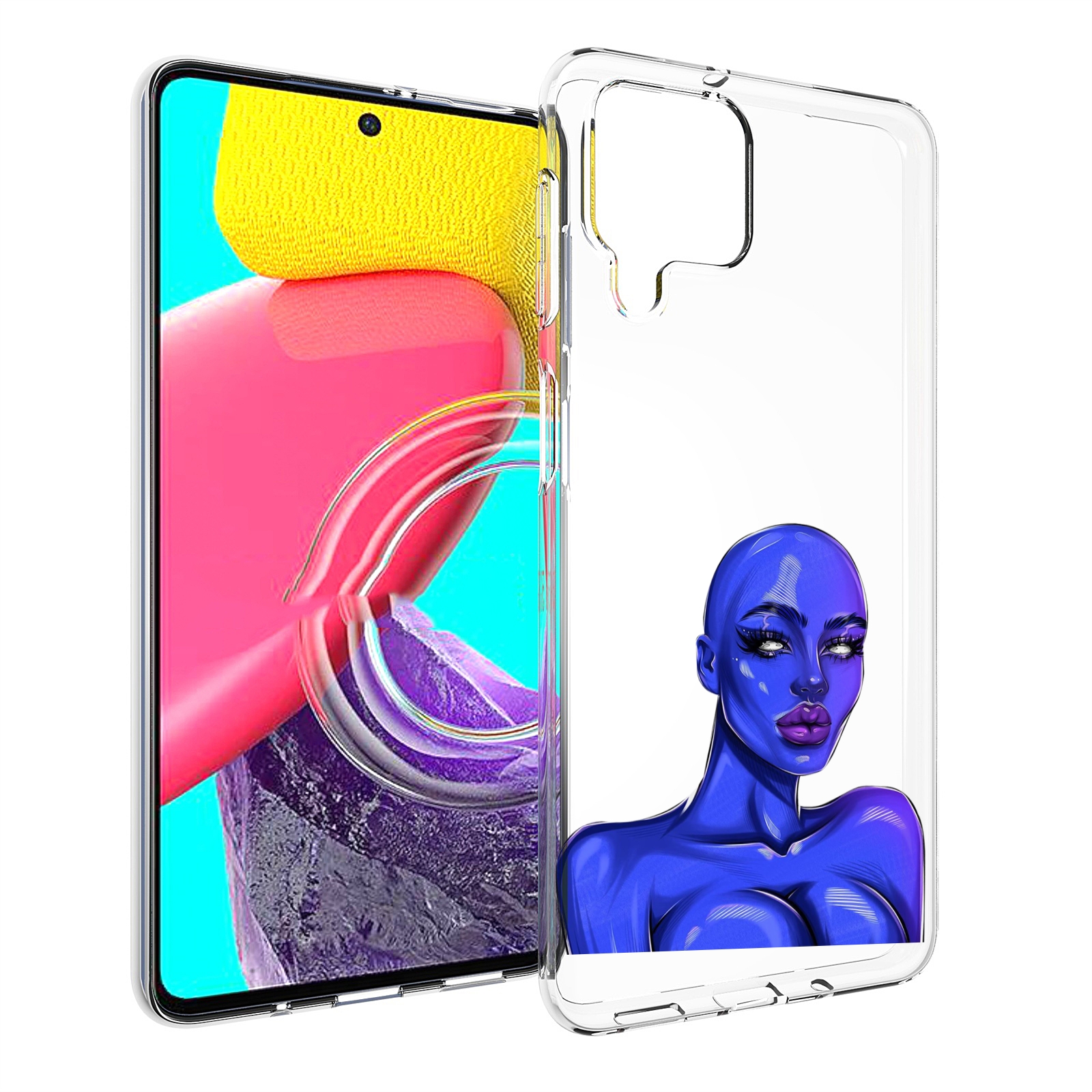 

Чехол Mypads Инопланетянка Для Samsung Galaxy M53 (Sm-M536), Прозрачный, Tocco