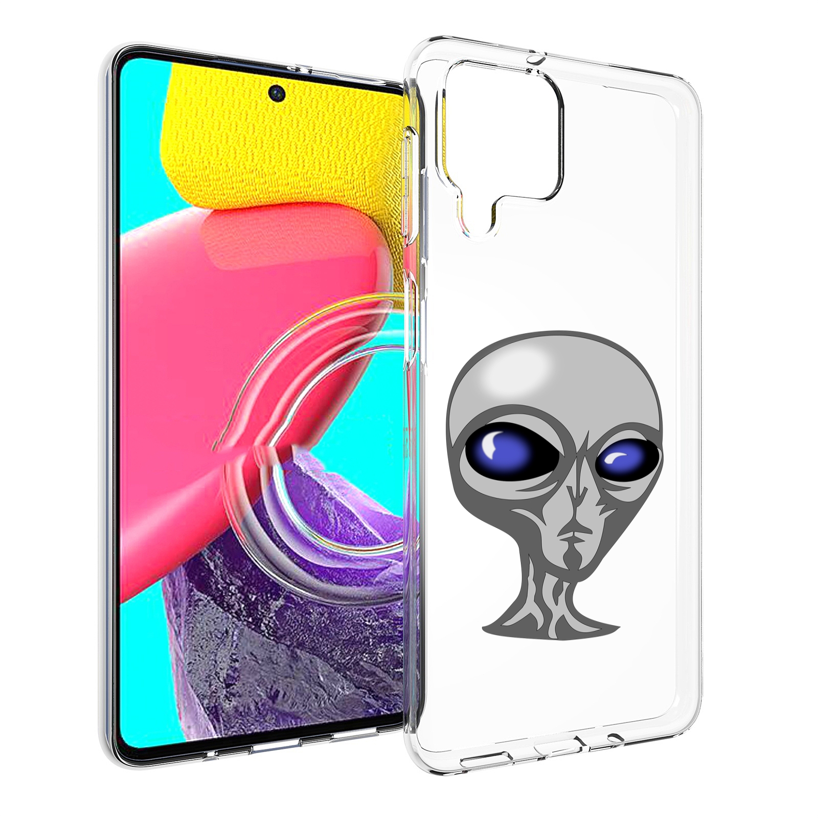Чехол Mypads Инопланетянин Для Samsung Galaxy M53 (Sm-M536)