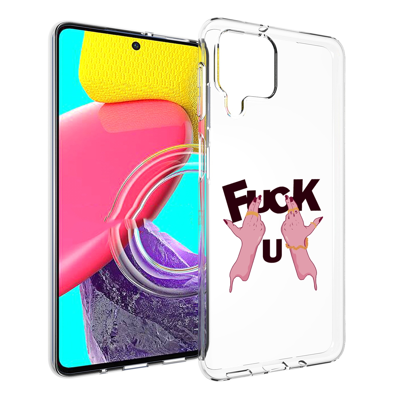 

Чехол Mypads Иди-Ты Для Samsung Galaxy M53 (Sm-M536), Прозрачный, Tocco