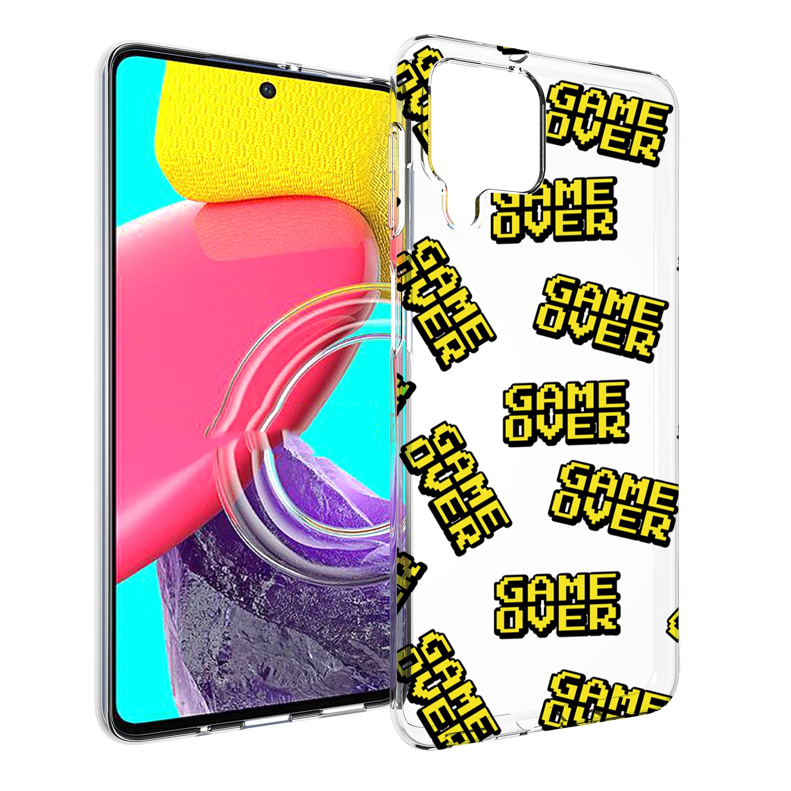 

Чехол Mypads Игра-Окончена Для Samsung Galaxy M53 (Sm-M536), Прозрачный, Tocco