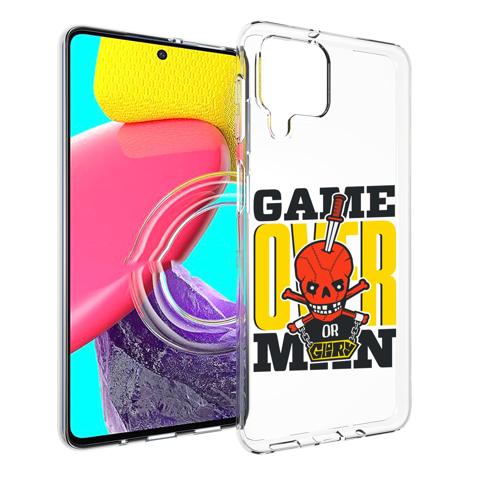

Чехол Mypads Игра-Окончена-Парень Для Samsung Galaxy M53 (Sm-M536), Прозрачный, Tocco