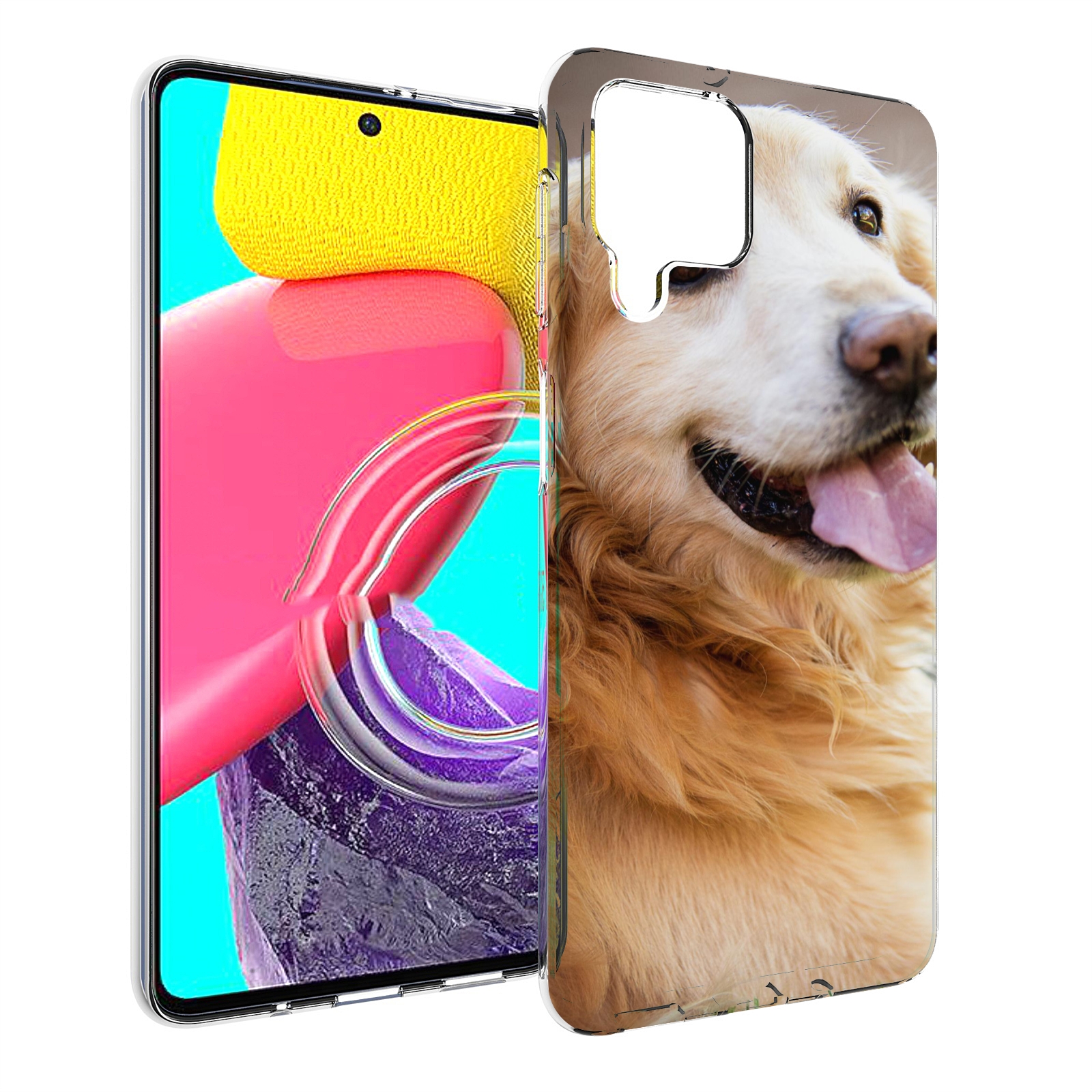 

Чехол Mypads Золотистыи Ретривер Для Samsung Galaxy M53 (Sm-M536), Прозрачный, Tocco