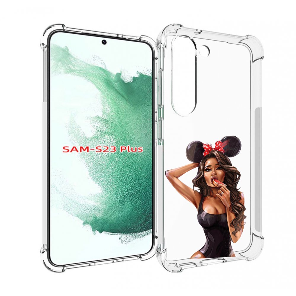 

Чехол MyPads девушка-с-грейпфрутом женский для Samsung Galaxy S23 Plus +, Прозрачный, Tocco