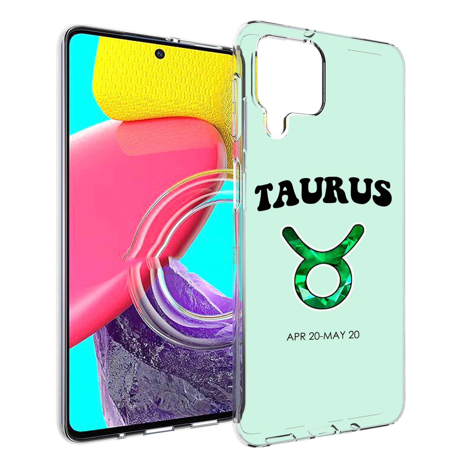 

Чехол Mypads Знак-Зодиака-Телец-1 Для Samsung Galaxy M53 (Sm-M536), Прозрачный, Tocco
