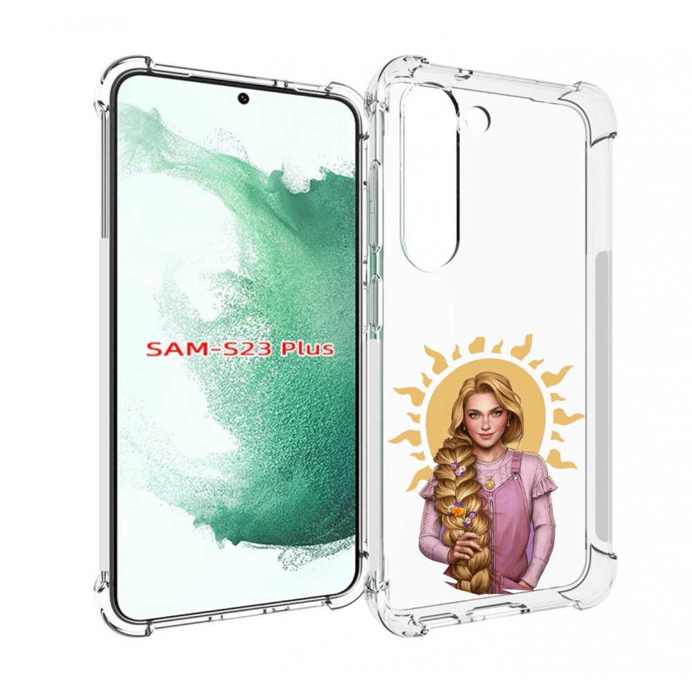 

Чехол MyPads девушка-с-большой-косой для Samsung Galaxy S23 Plus +, Прозрачный, Tocco