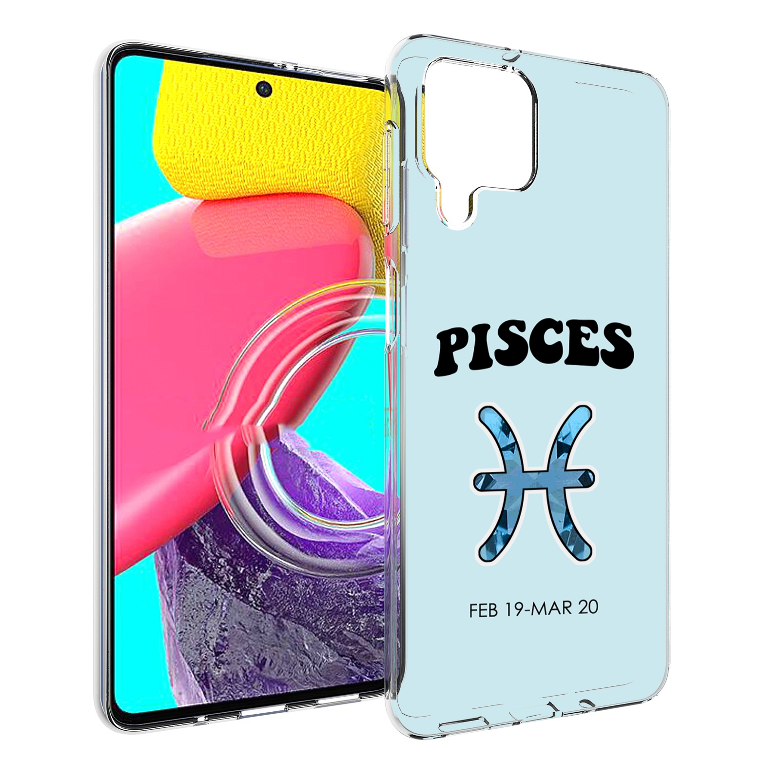 

Чехол Mypads Знак-Зодиака-Рыбы-3 Для Samsung Galaxy M53 (Sm-M536), Прозрачный, Tocco