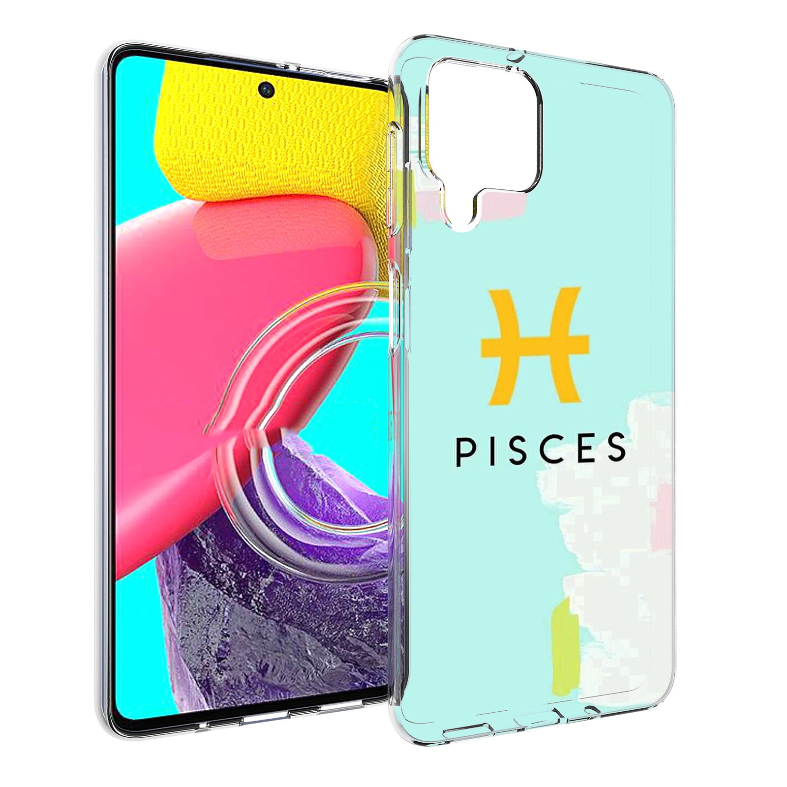 

Чехол Mypads Знак-Зодиака-Рыбы-2 Для Samsung Galaxy M53 (Sm-M536), Прозрачный, Tocco