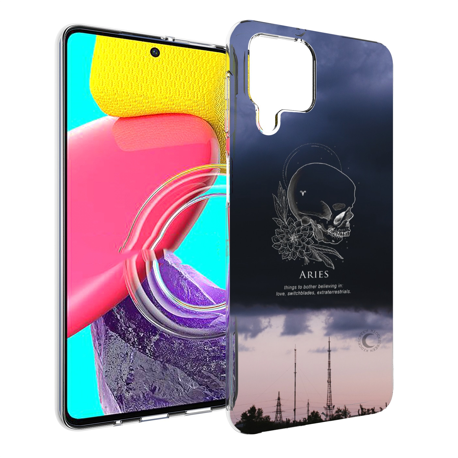 

Чехол Mypads Знак-Зодиака-Овен-4 Для Samsung Galaxy M53 (Sm-M536), Прозрачный, Tocco