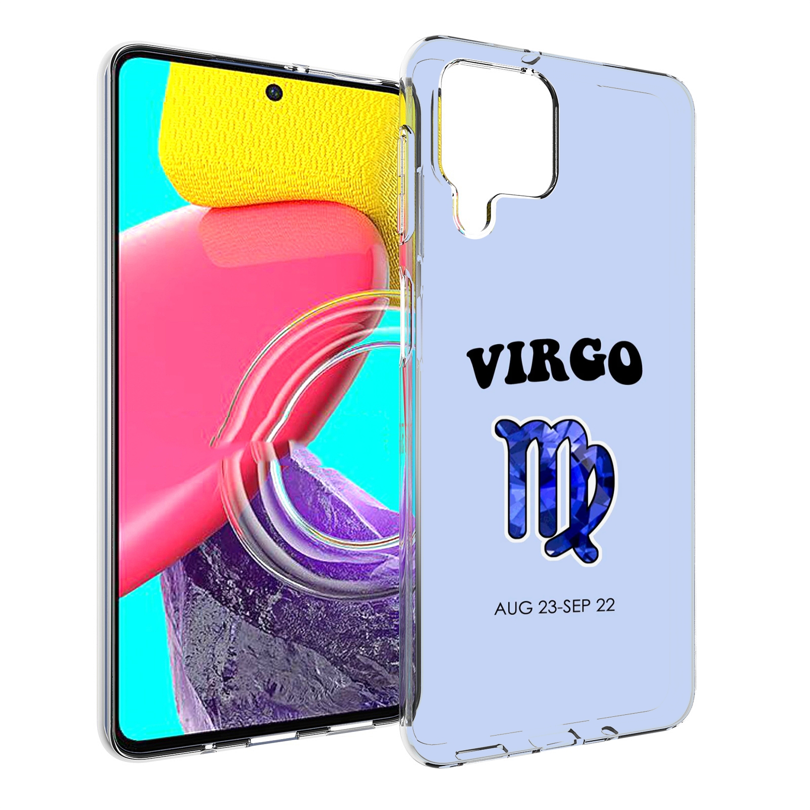 

Чехол Mypads Знак-Зодиака-Дева-1 Для Samsung Galaxy M53 (Sm-M536), Прозрачный, Tocco