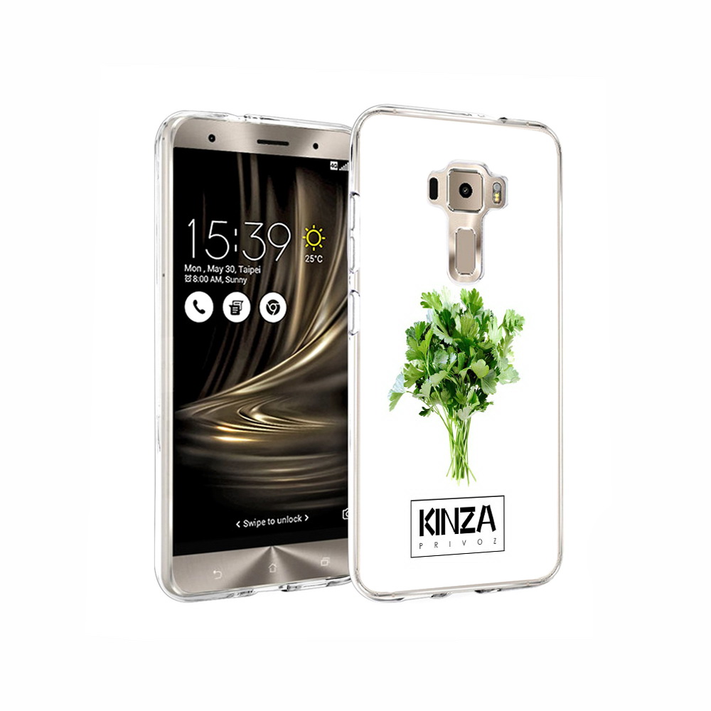 

Чехол MyPads Tocco для Asus ZenFone 3 Бренд Кинза, Прозрачный, Tocco