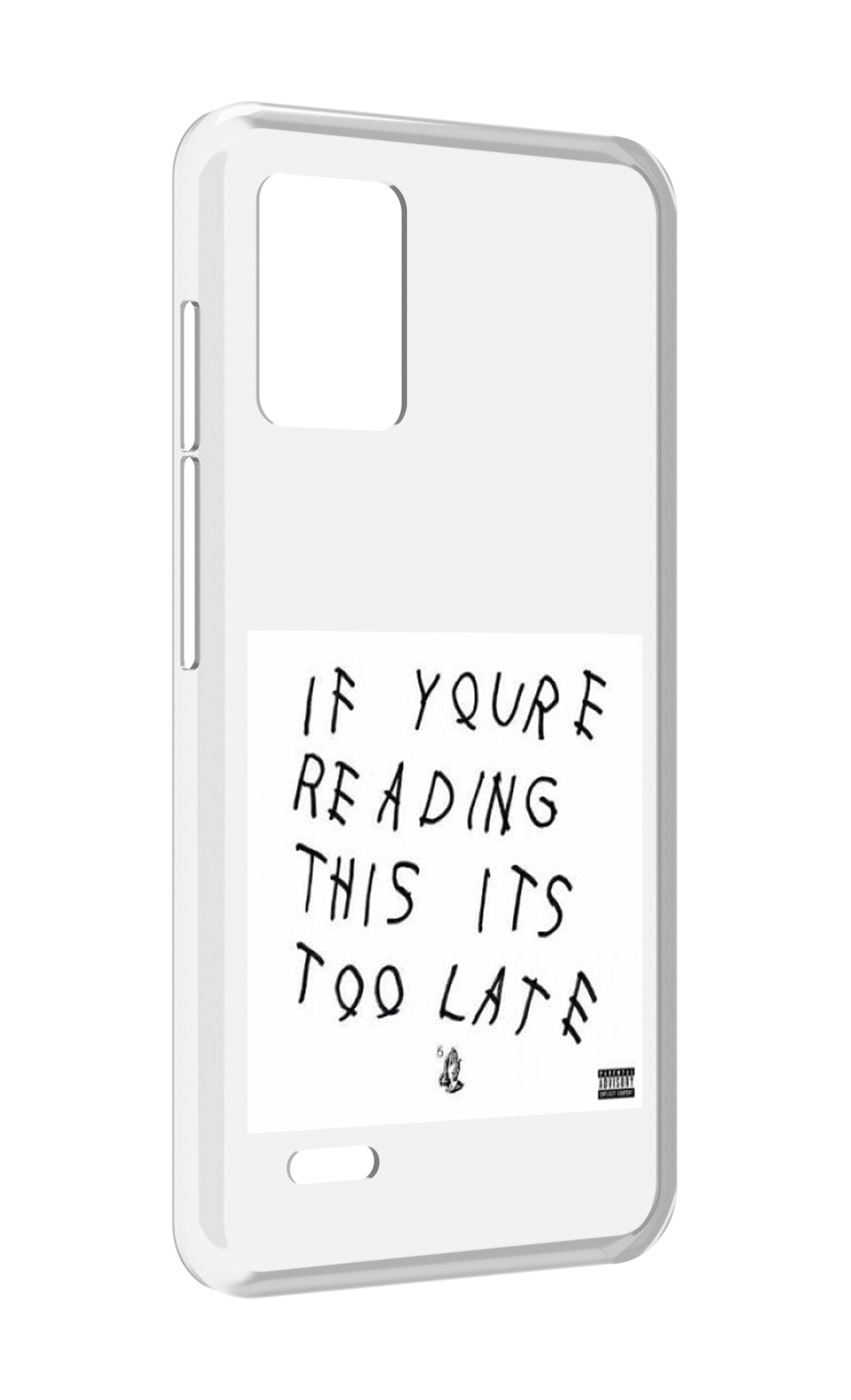 

Чехол MyPads Drake - If You’re Reading This It’s Too Late для UMIDIGI Bison X10S, Прозрачный, Tocco