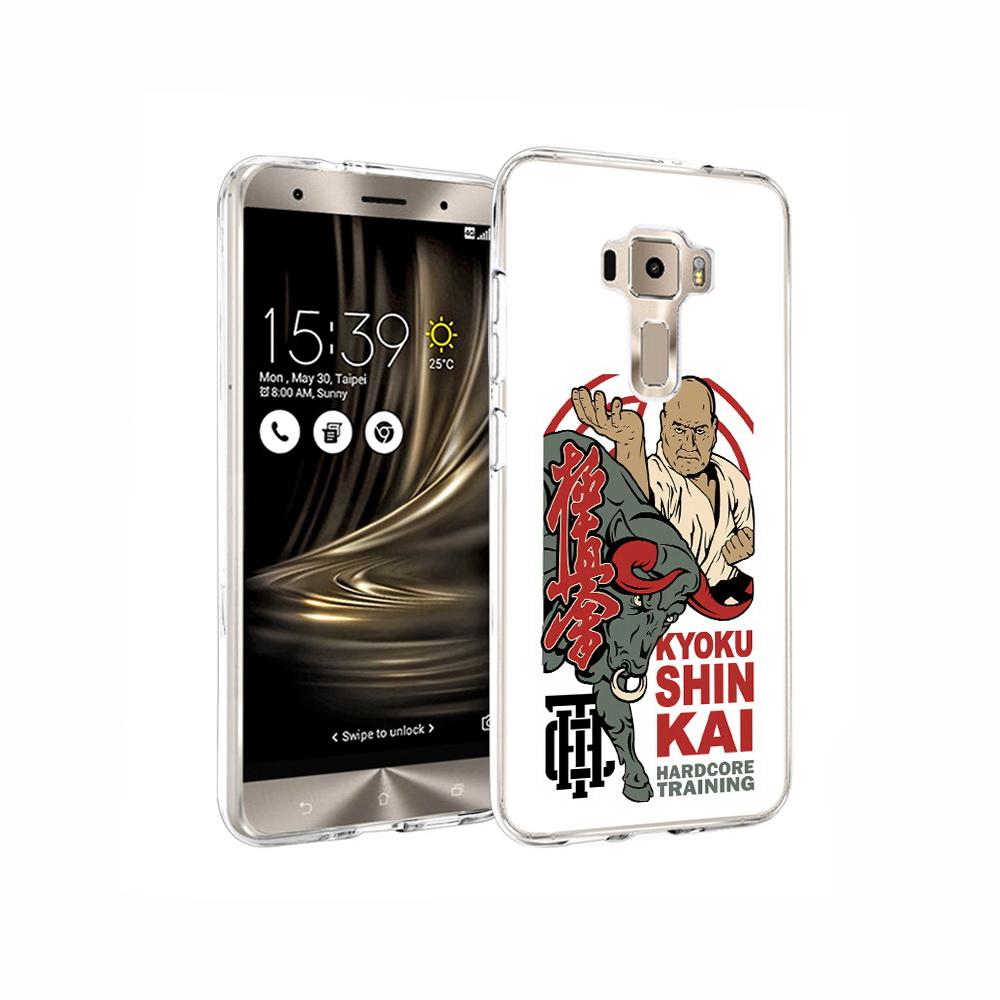 

Чехол MyPads Tocco для Asus ZenFone 3 единоборства рисунок, Прозрачный, Tocco