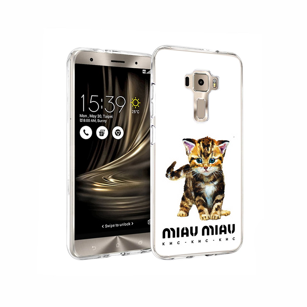 Чехол MyPads Tocco для Asus ZenFone 3 Бренд miau miau