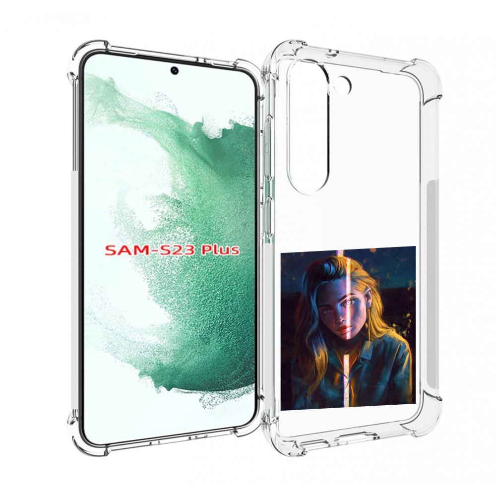 

Чехол MyPads девушка-в-тени для Samsung Galaxy S23 Plus +, Прозрачный, Tocco