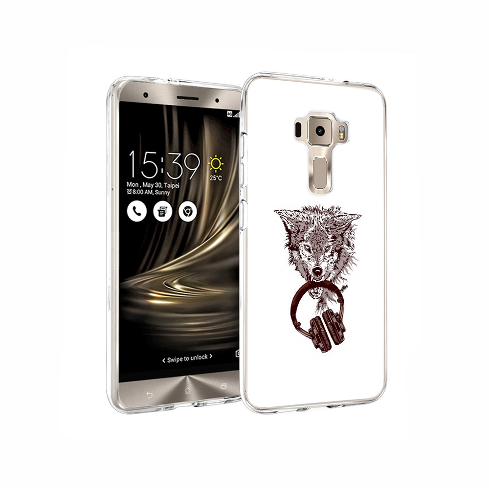 

Чехол MyPads Tocco для Asus ZenFone 3 дикий волк, Прозрачный, Tocco