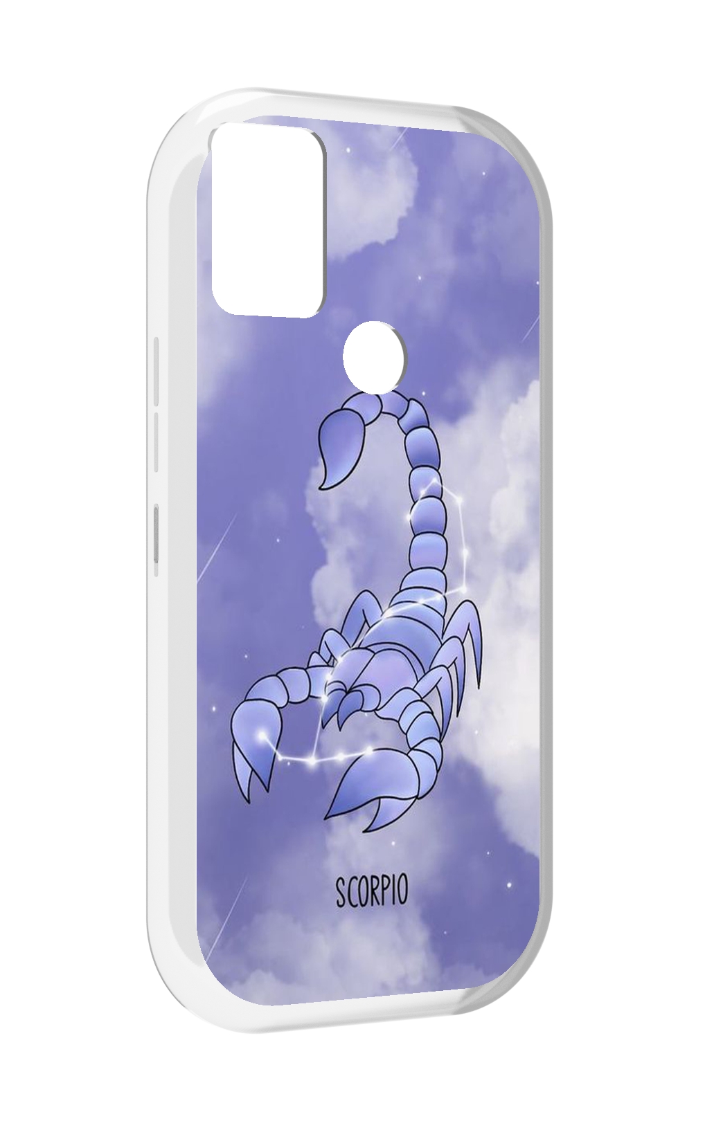 

Чехол MyPads знак зодиака скорпион 2 для UMIDIGI A9, Прозрачный, Tocco