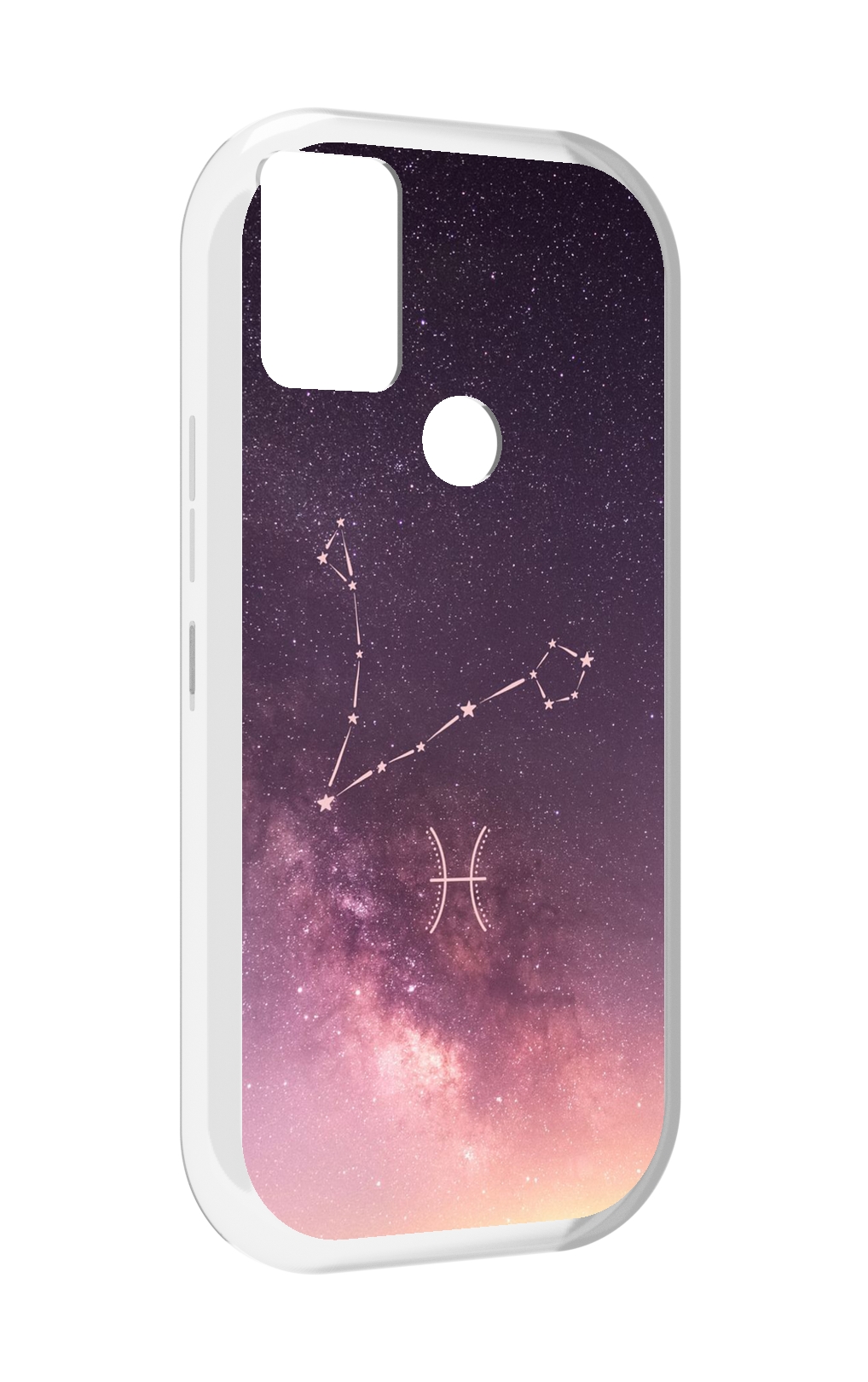 

Чехол MyPads знак зодиака рыбы 5 для UMIDIGI A9, Прозрачный, Tocco