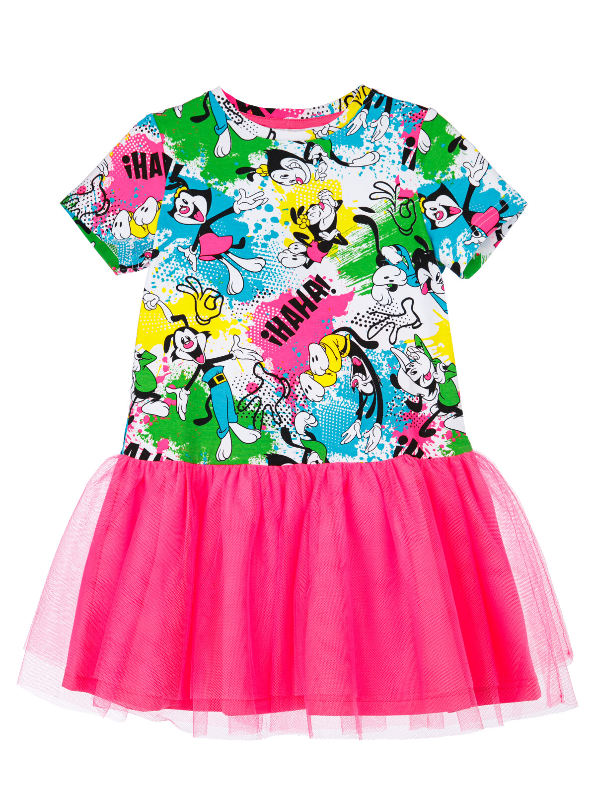 Платье детское PlayToday 12442047, розовый,разноцветный, 122