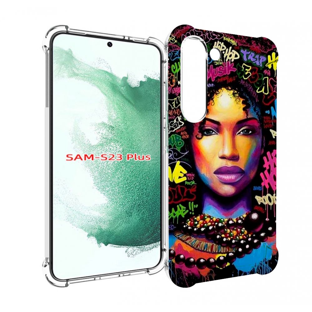 

Чехол MyPads девушка-в-граффити женский для Samsung Galaxy S23 Plus +, Прозрачный, Tocco