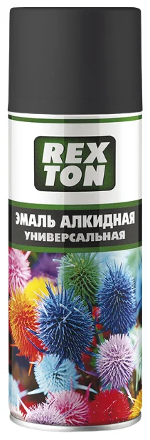 

Краска Алкидная Универсальная "Rexton" Черная Матовая (520 Мл) (Аэрозоль) REXTON арт. RT.1