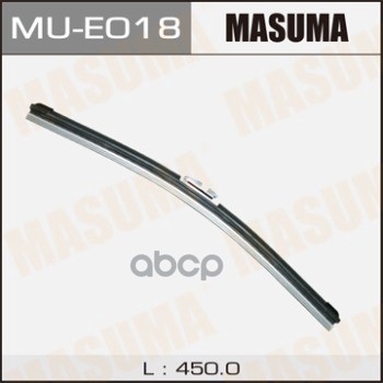 

Щетка стеклоочистителя 450 мм бескаркасная 1 шт MASUMA Flat Wiper Blade MU-E018