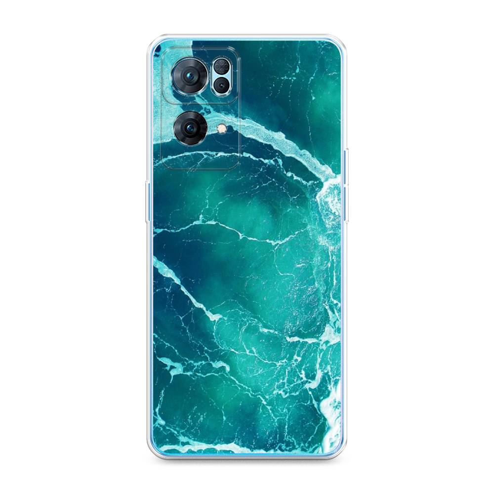 

Чехол Awog на Oppo Reno 7 Pro "Изумрудный океан", Разноцветный, 258250-4