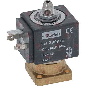 Электромагнитный клапан PARKER трёхходовой 230В 50/60Гц