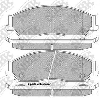 

Колодки toyota camry 3.0 2002 - 2006