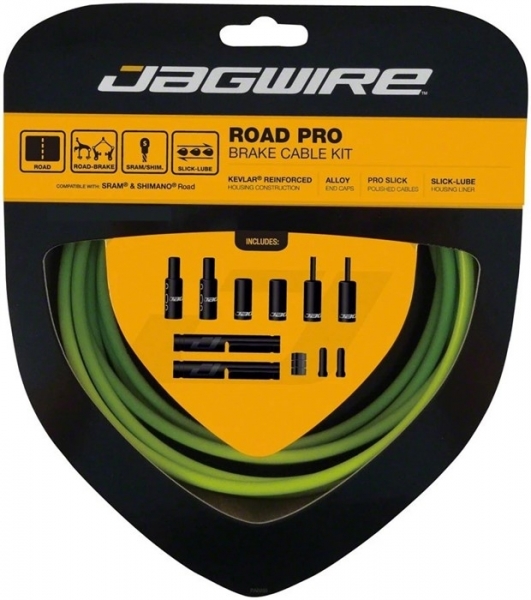 фото Комплект jagwire road pro brake kit, салатовый