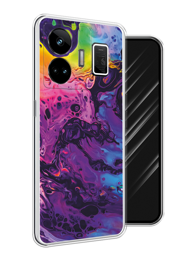 

Чехол Awog на Realme GT Neo 5 5G/GT 3 "ACID fluid", Бордовый, 2513650-1