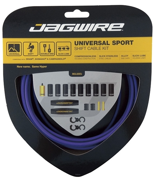 фото Jagwire тросы с оболочками для переключателей комплект universal sport shift, лиловый