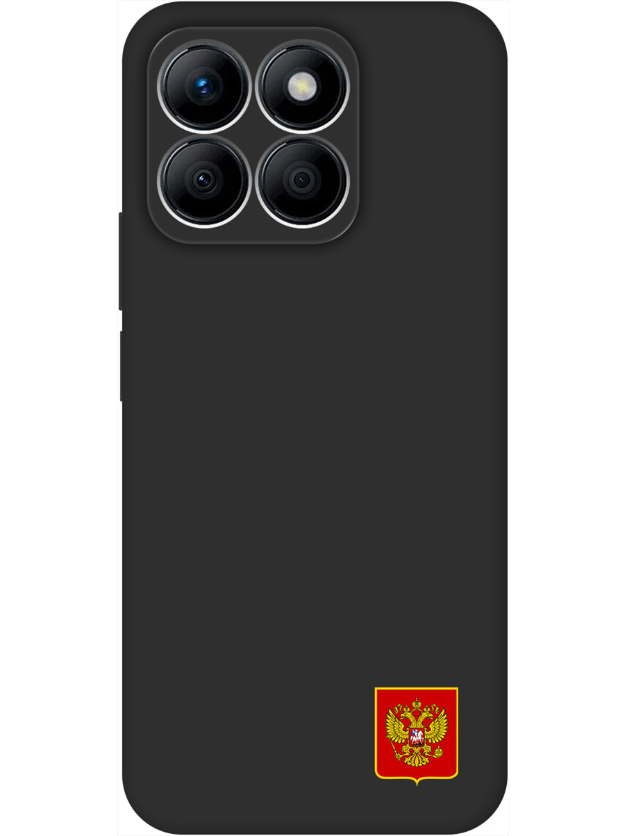 

Силиконовый чехол на Honor X8b с принтом "Герб России" матовый черный, 781973281