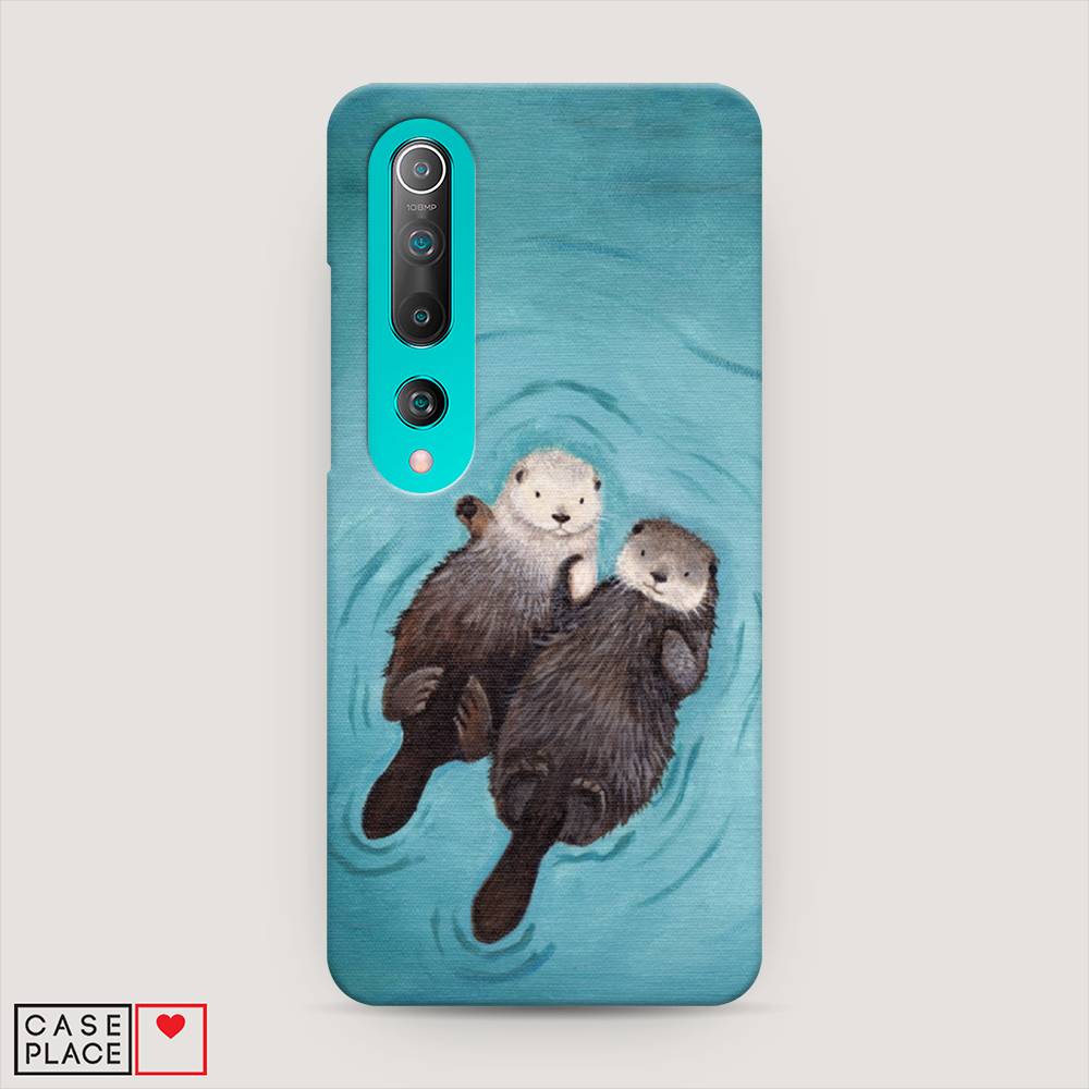 

Пластиковый чехол "Парочка бобров" на Xiaomi Mi 10, 37520-7