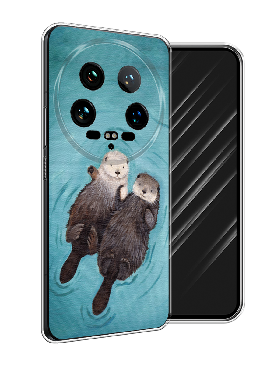 

Чехол Awog на Xiaomi 14 Ultra "Парочка бобров", Голубой, 321850-1